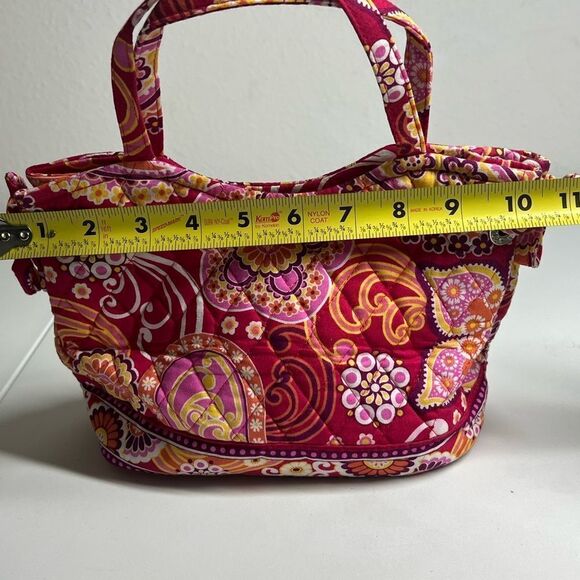 Vera Bradley Pink Bohemian Paisley Floral Small Handbag NWOT - Picture 5 of 8